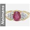 Image 1 : 1.15 ct Pink Tourmaline & Diamond Ring 14kt Gold
