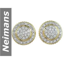 .77 ct Diamond Earrings 14kt Gold