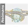 3.67 ct Aquamarine & Diamond Ring 14kt Gold
