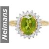 Image 1 : 2.50 ct Peridot & Diamond Ring 14kt Gold