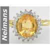 Image 1 : 2.00 ct Citrine & Diamond Ring 14kt Gold