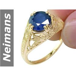 2.50 ct Sapphire Ring 14kt Gold