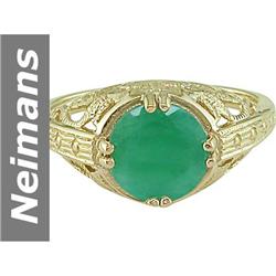 2.50 ct Emerald Ring 14kt Gold