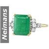 Image 1 : 4.85 ct Emerald & Diamond Ring 14kt Gold