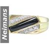 Image 1 : 3.00 ct Black Spinel & Diamond Ring 14kt Gold