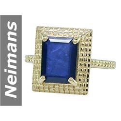 4.50 ct Sapphire Ring 14kt Gold