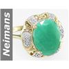 Image 1 : 4.70 ct Emerald & Diamond Ring 14kt Gold