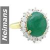 Image 1 : 5.20 ct Emerald & Diamond Ring 14kt Gold