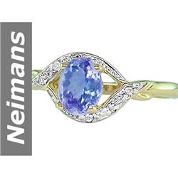 .83 ct Tanzanite & Diamond Ring 14kt Gold