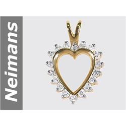 Popular .75 ct Diamond Pendant 14kt Gold