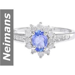 .80 ct Tanzanite & Diamond Ring 14kt Gold