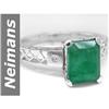 Image 1 : Charming 2.32 ct Emerald & Diamond Ring 14kt Gold