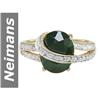 Image 1 : 3.37 ct Green Tourmaline & Diamond Ring 14kt Gold