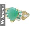 Image 1 : 4.77 ct Emerald & Diamond Ring 14kt Gold