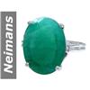 Image 1 : 10.01 ct Emerald & Diamond Ring 14kt Gold