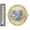 2.31 ct Aquamarine & Diamond Ring 14kt Gold