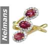 Image 1 : 1.77 ct Pink Tourmaline & Diamond Ring 14kt Gold