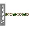 7.25 ct Green Sapphire Bracelet 14kt Gold
