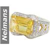 Image 1 : 7.54 ct Citrine & Diamond Ring 14kt Gold