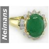 Image 1 : Georgous 5.02 ct Emerald & Diamond Ring 14kt Gold