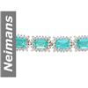 Image 1 : 18.82 ct Apatite & Diamond Bracelet 14kt Gold