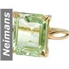 Image 1 : 9.70 ct Green Amethyst Ring 14kt Gold