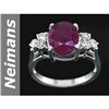 Image 1 : Hot 7.30 ct  Quality Ruby & Diamond Ring 14kt Gold