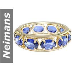 6.00 ct Ceylon Sapphire Ring 14kt Gold