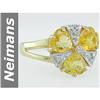 Image 1 : 2.15 ct Citrine & Diamond Ring 14kt Gold New Design