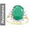 Image 1 : 5.65 ct Emerald & Diamond Ring 14kt Gold