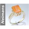 Image 1 : 2.50 ct Fire Opal Ring 14kt Gold