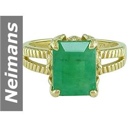 4.61 ct Emerald Ring 14kt Gold