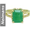 Image 1 : 4.61 ct Emerald Ring 14kt Gold