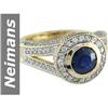 Image 1 : 3.10 ct Sapphire & Diamond Ring 14kt Gold