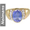 Image 1 : 3.15 ct Tanzanite & Diamond Ring 14kt Gold