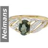Image 1 : .82 ct Green Tourmaline & Diamond Ring 14kt Gold