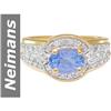 Image 1 : 1.77 ct Tanzanite & Diamond Ring 14kt Gold