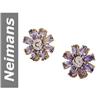 4.90 ct Tanzanite & Diamond Earrings 14kt Gold