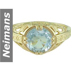 2.00 ct Aquamarine Ring 14kt Gold