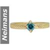 .25 ct Blue Diamond Ring 14kt Gold