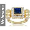 2.88 ct Sapphire & Diamond Ring 14kt Gold