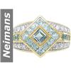 Image 1 : 2.05 ct Aquamarine & Diamond Ring 14kt Gold