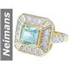 Image 1 : 3.16 ct Aquamarine & Diamond Ring 14kt Gold