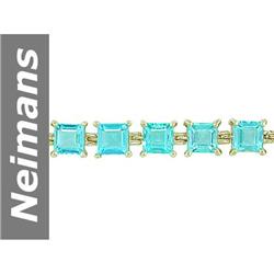 21.25 ct Apatite Bracelet 14kt Gold