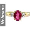 Image 1 : 1.54 ct Pink Tourmaline & Diamond Ring 14kt Gold