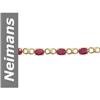 Image 1 : 8.40 ct Ruby Bracelet 14kt Gold