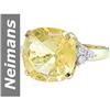 Image 1 : 6.68 ct Citrine & Diamond Ring 14kt Gold