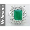 Image 1 : 5.89 ct Emerald & Diamond Ring 14kt Gold