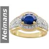 Image 1 : 2.02 ct Sapphire & Diamond Ring 14kt Gold