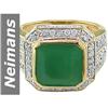 Image 1 : 6.53 ct Emerald & Diamond Ring 14kt Gold